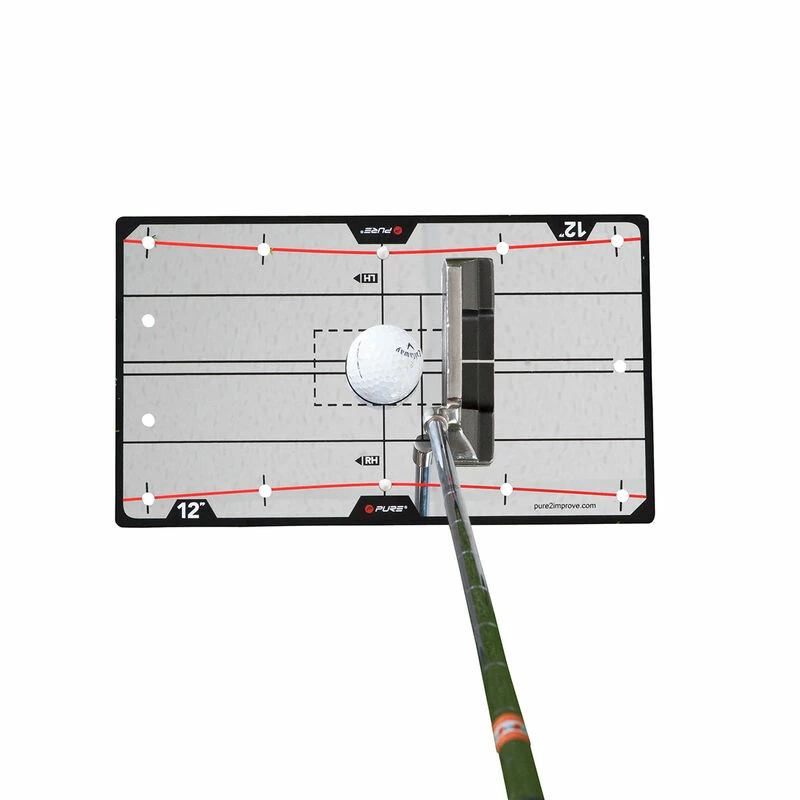 Pure 2 Improve White Check Golf Putting Mirror - Image 2