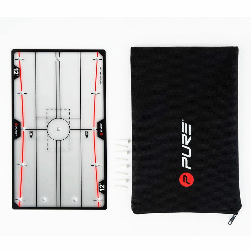 Pure 2 Improve White Check Golf Putting Mirror - Image 3