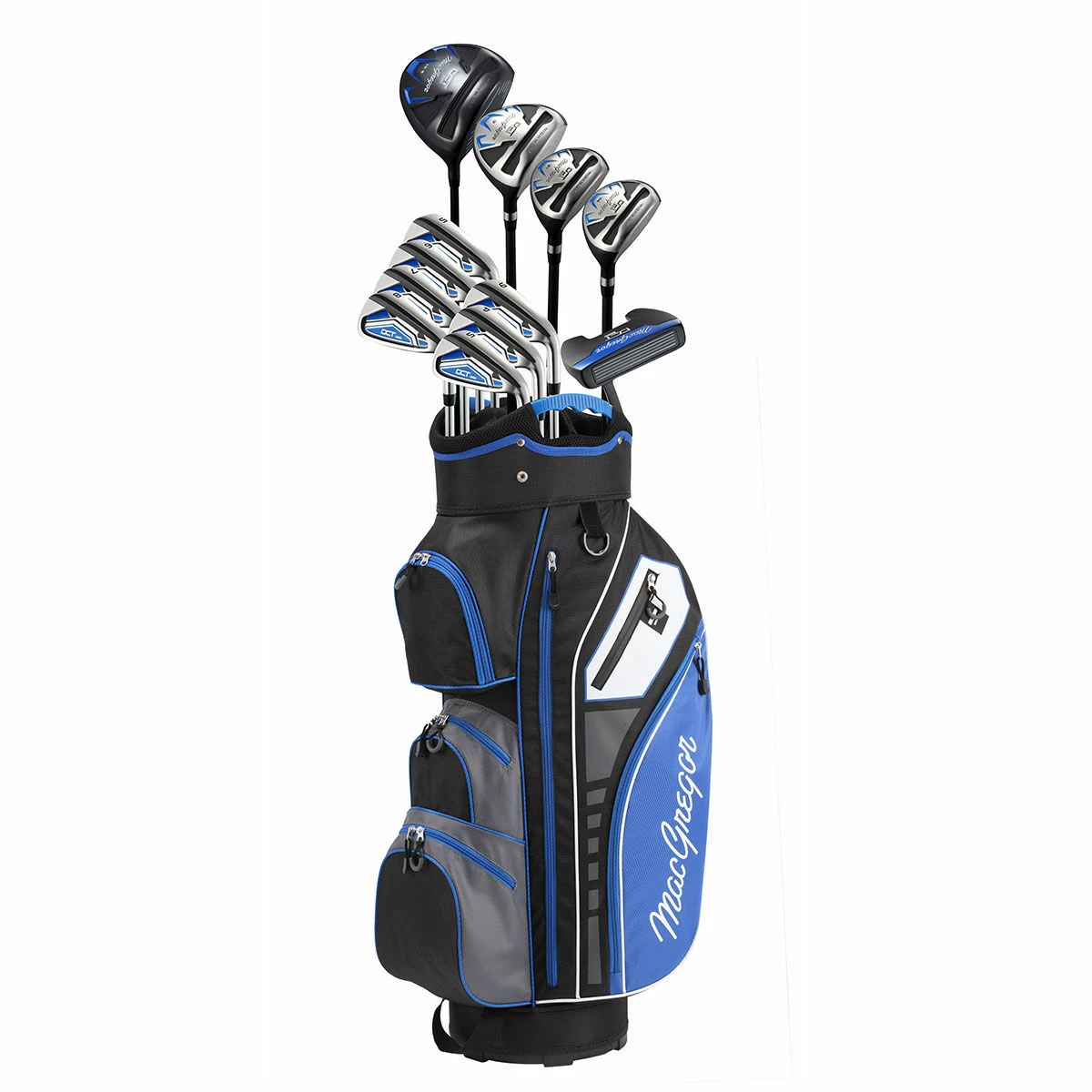 MacGregor DCT3000 Golf Cart Bag Steel Package Set 1 MacGregor DCT3000 Golf Cart Bag Steel Package Set