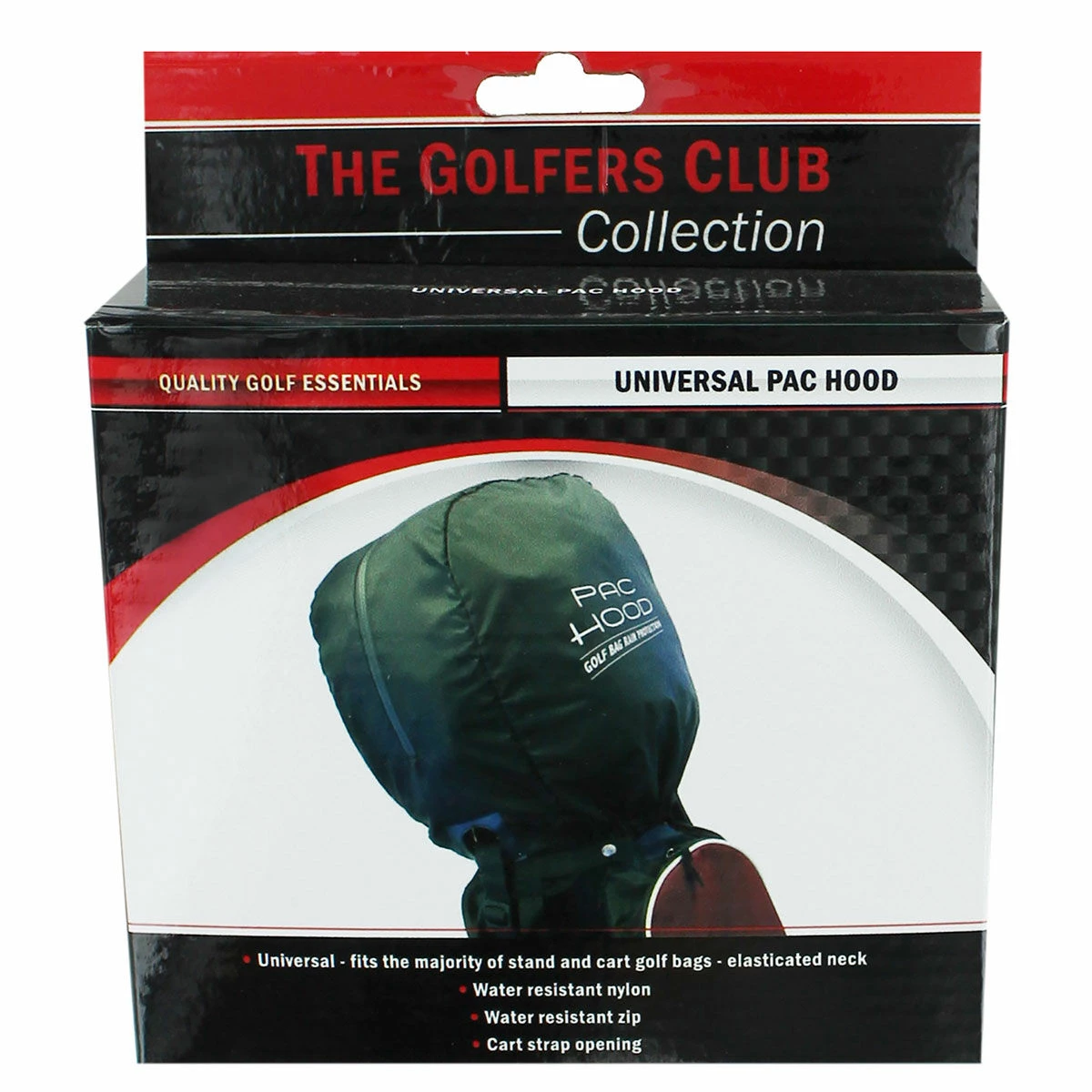 The Golfers Club Black Universal Golf Pac Hood