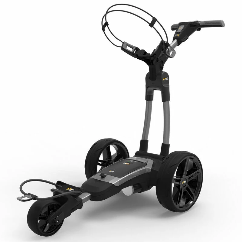 PowaKaddy Mens Black FX5 18 Hole Lithium Electric Golf Trolley | American Golf 4 PowaKaddy Mens Black FX5 18 Hole Lithium Electric Golf Trolley | American Golf - Image 4