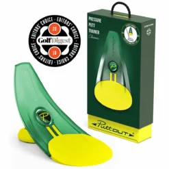PuttOUT Yellow And Green Pressure Golf Putt Trainer | American Golf