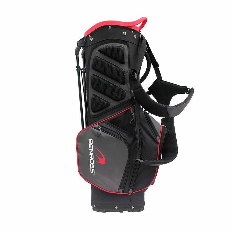 Benross Black And Red Lightweight Golf Stand Bag - Image 4