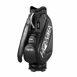 Honma Mens Black Pro Replica Golf Caddy Bag