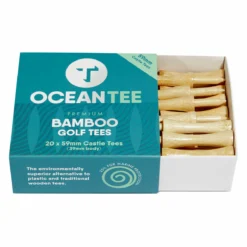 Ocean Tee Brown Pack Of 20 Bamboo Castle Golf Tees