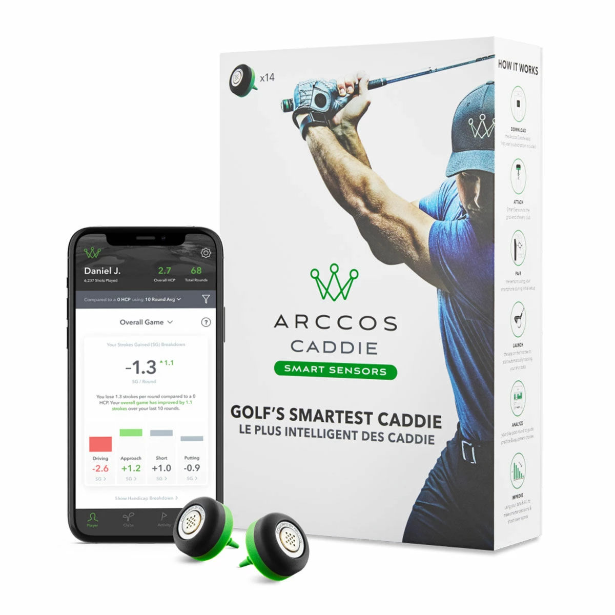 Arccos Caddie Smart Golf Sensors 1 Arccos Caddie Smart Golf Sensors