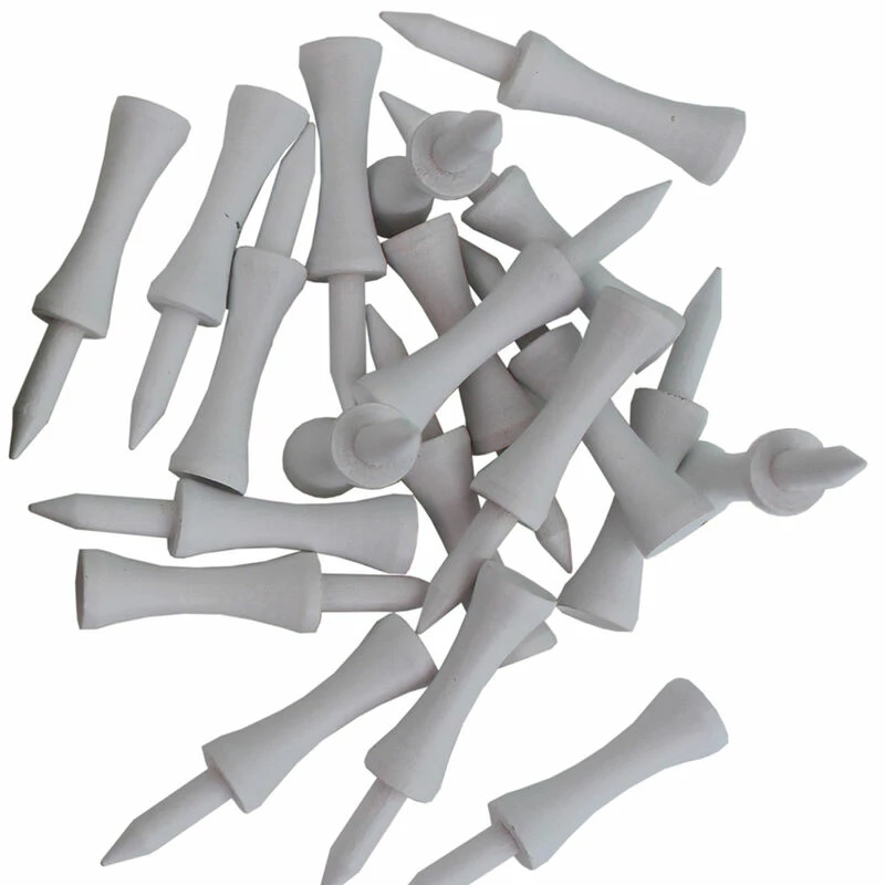 BrandFusion White Graduated Biodegradable Wooden Golf Tees - Image 2