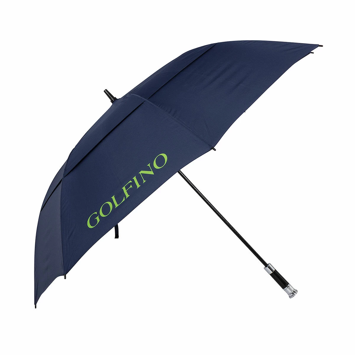 GOLFINO Navy Blue And Green Windproof Auto Golf Umbrella
