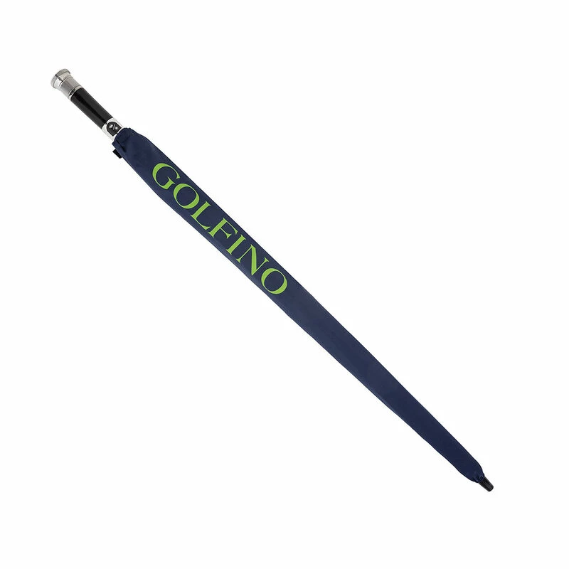 GOLFINO Navy Blue And Green Windproof Auto Golf Umbrella - Image 4
