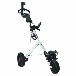Xtreme White Adjustable Rider Push Golf Trolley