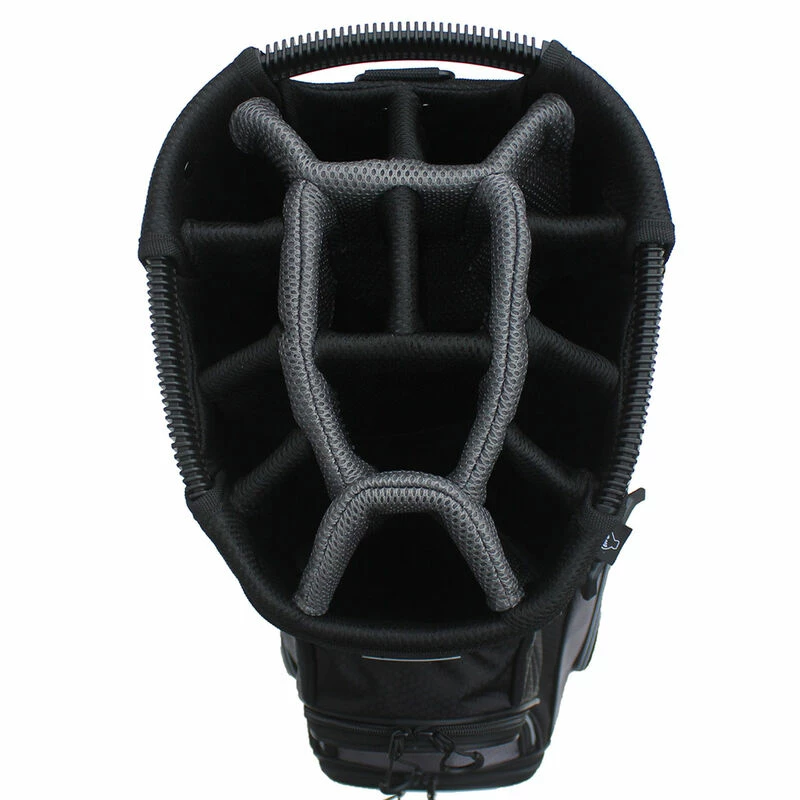 Greg Norman Black And Grey Lightweight Golf Cart Bag - Image 3