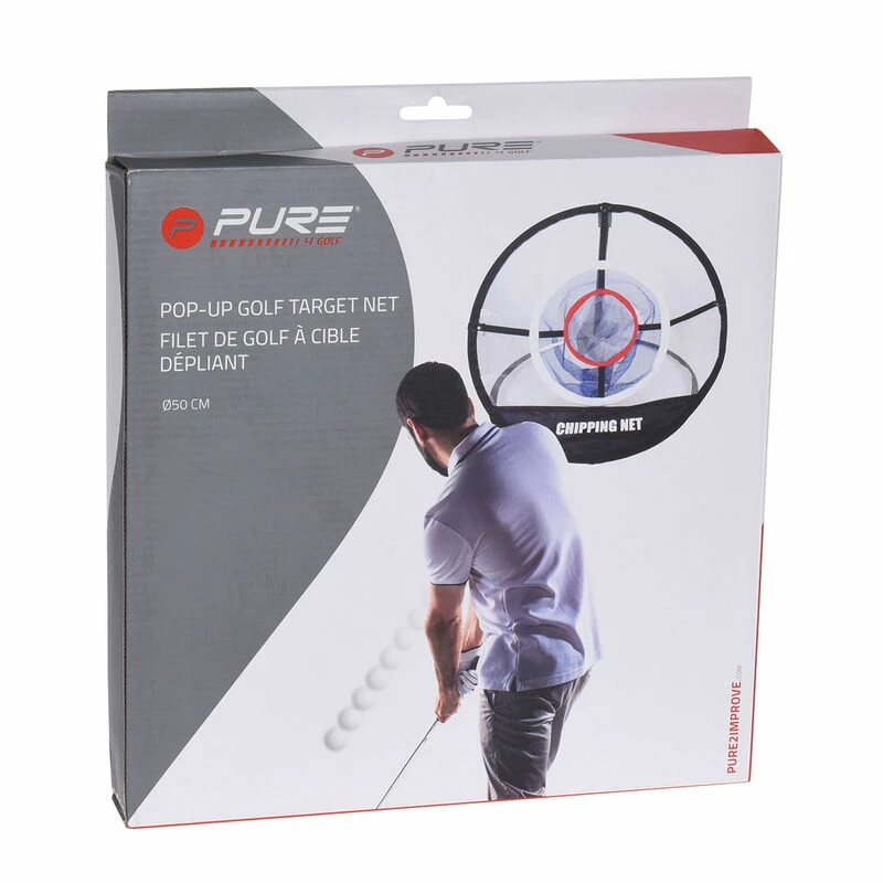 Pure 2 Improve Mens Black Golf Chipping Net With Target | American Golf - Image 2