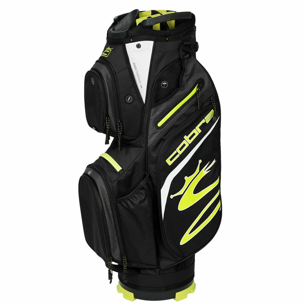 Cobra Golf Mens Black And Yellow Lightweight Ultralight Golf Cart Bag