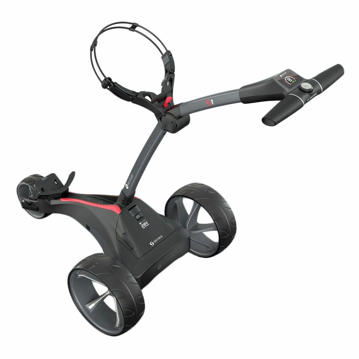 Motocaddy Grey S1 Standard Range Lithium Golf Trolley 2020| American Golf 1 Motocaddy Grey S1 Standard Range Lithium Golf Trolley 2020| American Golf