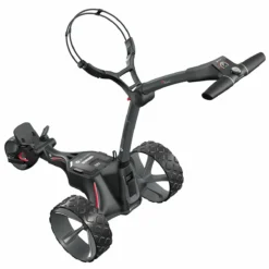 Motocaddy Grey M1 DHC Standard Range Golf Trolley 2021 | American Golf