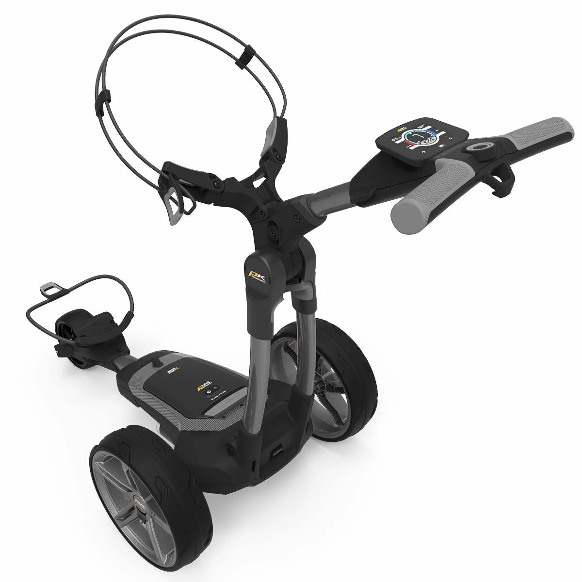 PowaKaddy Grey FX7 18 Hole Lithium Golf Trolley 2021 1 PowaKaddy Grey FX7 18 Hole Lithium Golf Trolley 2021