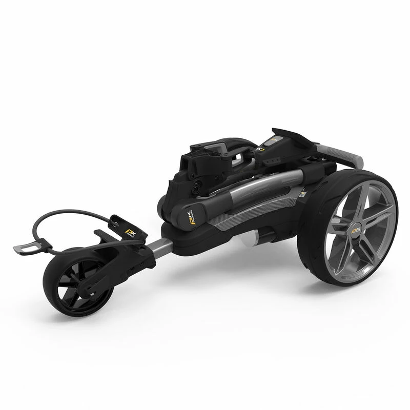 PowaKaddy Grey FX7 EBS 18 Hole Lithium Golf Trolley 2021 2 PowaKaddy Grey FX7 EBS 18 Hole Lithium Golf Trolley 2021 - Image 2