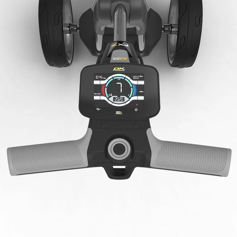 PowaKaddy Grey FX7 EBS 18 Hole Lithium Golf Trolley 2021 3 PowaKaddy Grey FX7 EBS 18 Hole Lithium Golf Trolley 2021 - Image 3