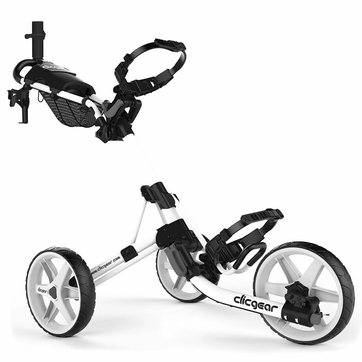 Clicgear White Lightweight Golf Trolley Version 4.0 4 Clicgear White Lightweight Golf Trolley Version 4.0 - Image 4