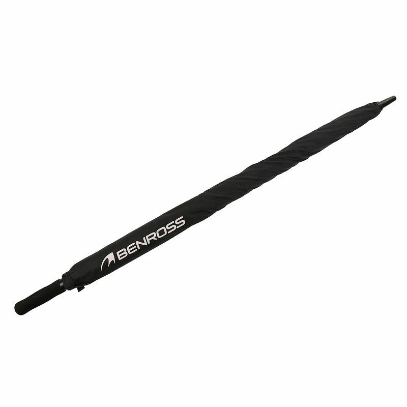 Benross Black And Red Lightweight Plain Double Canopy Golf Umbrella - Image 4