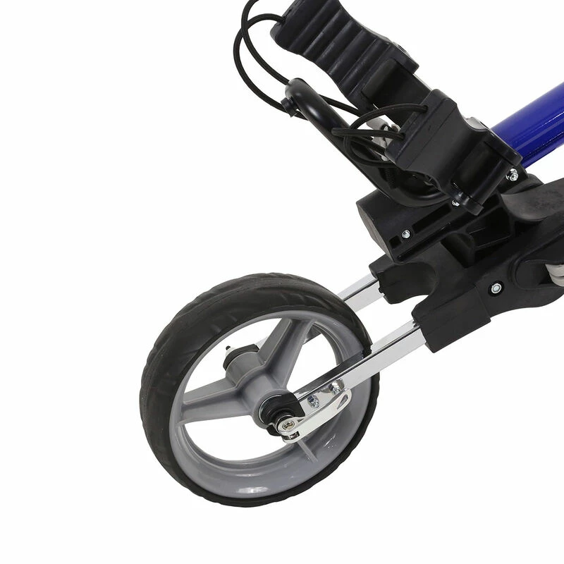 Benross Navy Blue Lightweight Pro Compact Push Golf Trolley | American Golf