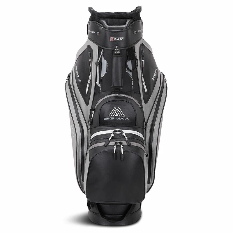 BIG MAX Grey And Black Waterproof DRI LITE Sport 2 Golf Cart Bag | American Golf - Image 2