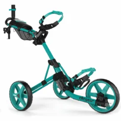 Clicgear Green And Black Lightweight Plain Golf Trolley Version 4.0