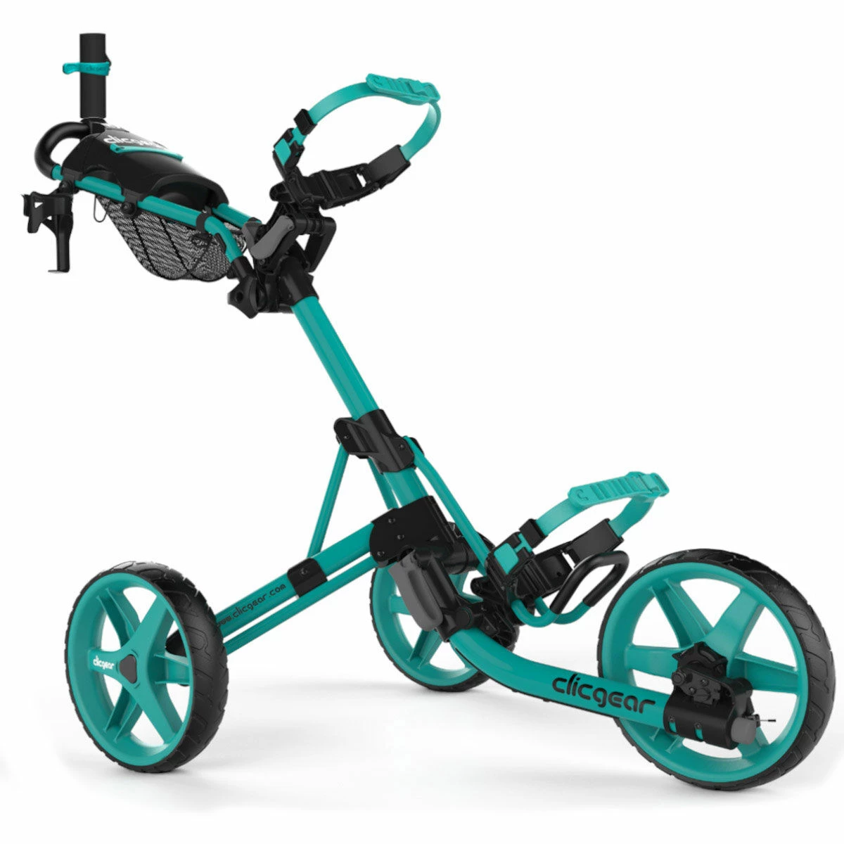 Clicgear Green And Black Lightweight Plain Golf Trolley Version 4.0