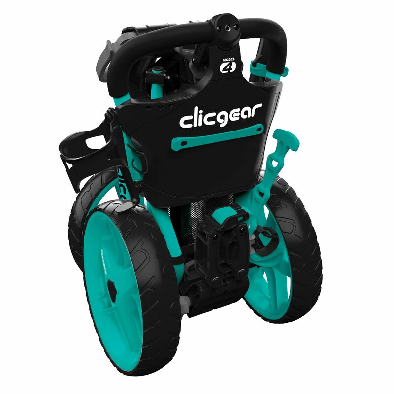 Clicgear Green And Black Lightweight Plain Golf Trolley Version 4.0 - Image 2