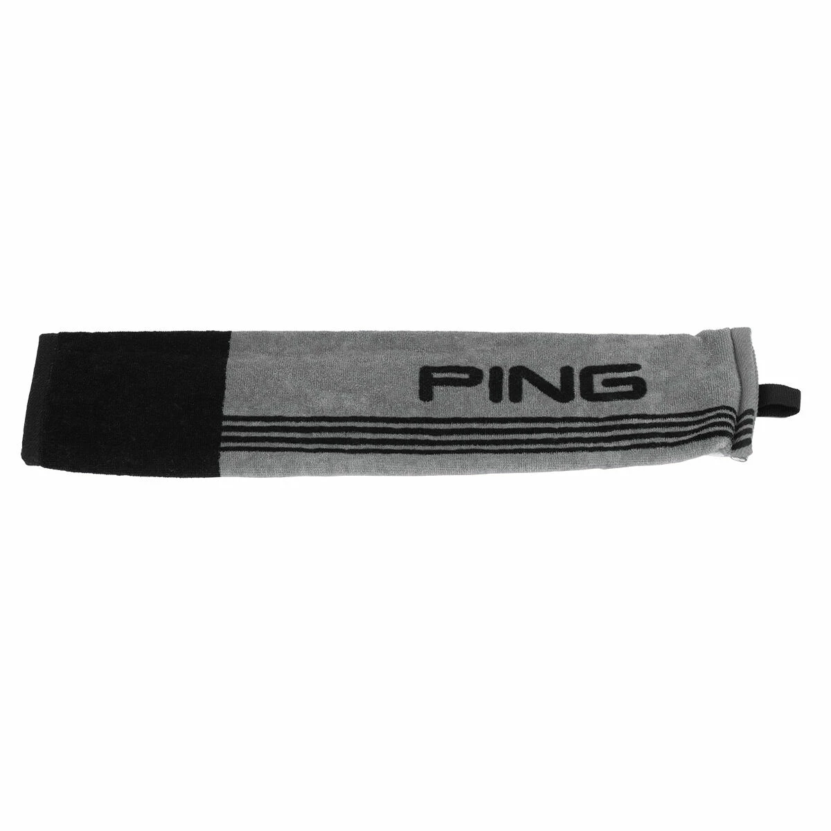 Ping Grey And Black Colour Block 214 Trifold Golf Towel| American Golf