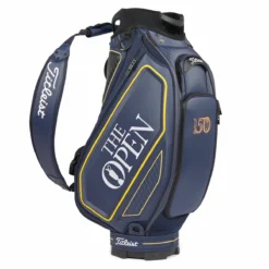 Titleist Navy Blue And Yellow The 150th Open Tour Golf Bag | American Golf