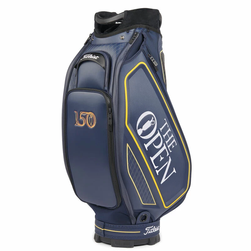 Titleist Navy Blue And Yellow The 150th Open Tour Golf Bag | American Golf - Image 4