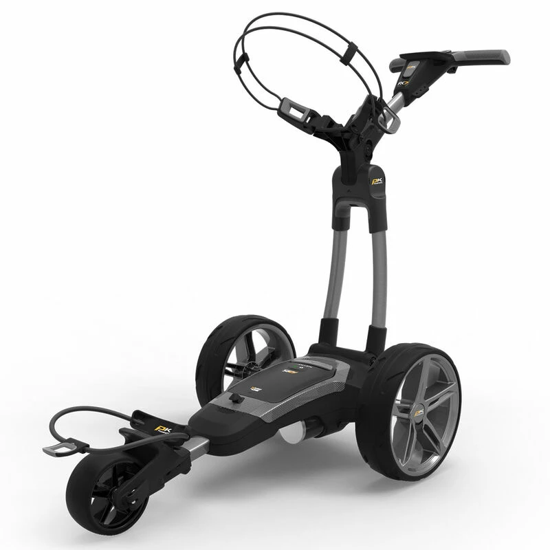PowaKaddy Grey FX7 18 Hole Lithium Electric Golf Trolley | American Golf - Image 3