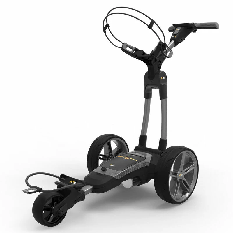 PowaKaddy Grey FX7 36 Hole Lithium Golf Trolley 2022| American Golf 3 PowaKaddy Grey FX7 36 Hole Lithium Golf Trolley 2022| American Golf - Image 3