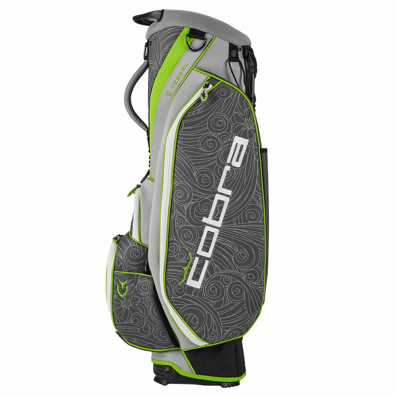 Cobra Golf White And Green Limited Edition Gust O' Wind Tour Golf Stand Bag| American Golf - Image 2