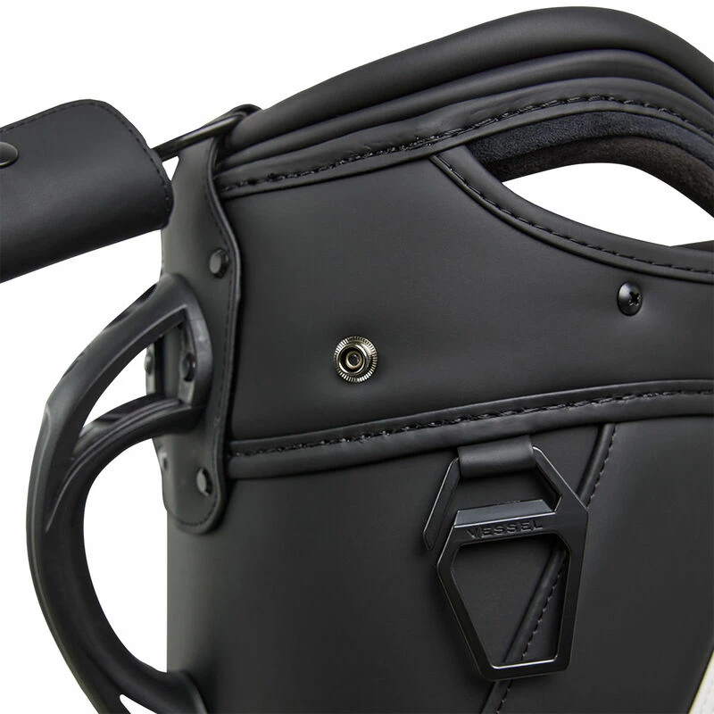 J Lindeberg J.Lindeberg Black And White Colour Block Staff Golf Bag | American Golf - Image 4