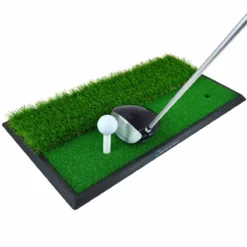 Me And My Golf Green Long Lasting Dual-Turf Golf Hitting Mat | American Golf