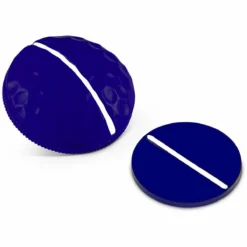 On Point Navy Blue 1 Rail Dimpled-Domed Golf Ball Marker | American Golf