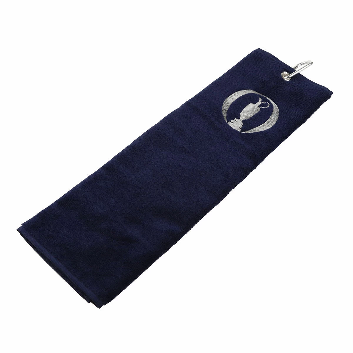 Stromberg Navy Blue And White The Open Tri-Fold Golf Towel | American Golf