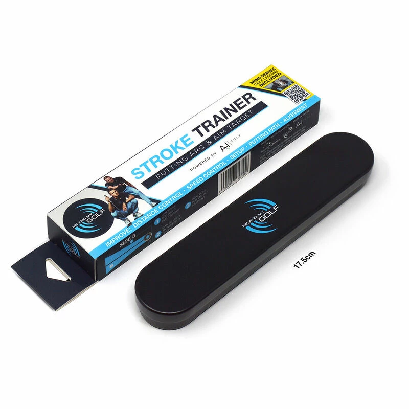 Me And My Golf Black Blue Stroke Trainer | American Golf - Image 2