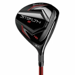 TaylorMade Men's Black And Red STEALTH 2 HD Regular Fujikura Speeder Nx Right Hand Golf Fairway Wood