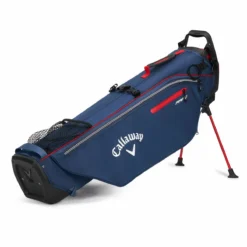 Callaway Golf Navy Blue And Red Lightweight Par 3 Double Strap Pencil Bag | American Golf