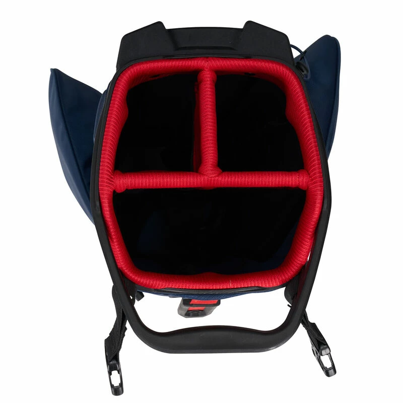 Callaway Golf Navy Blue And Red Lightweight Par 3 Double Strap Pencil Bag | American Golf - Image 3