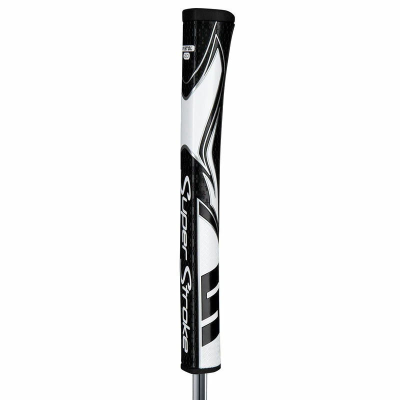 SuperStroke Black And White Zenergy Pistol GT 2.0 Golf Putter Grip | American Golf - Image 2