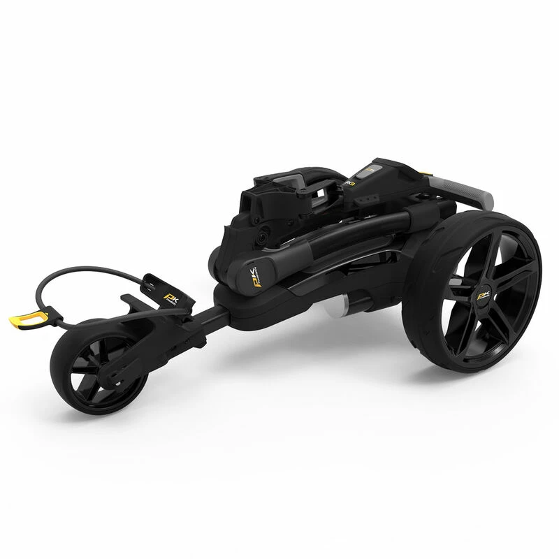 PowaKaddy Black And Grey Stylish FX3 18 Hole Lithium Electric Golf Trolley 1 PowaKaddy Black And Grey Stylish FX3 18 Hole Lithium Electric Golf Trolley